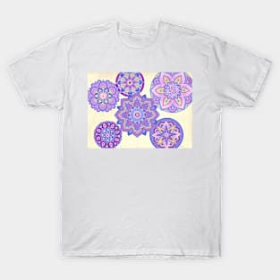 mandala in violet shades T-Shirt